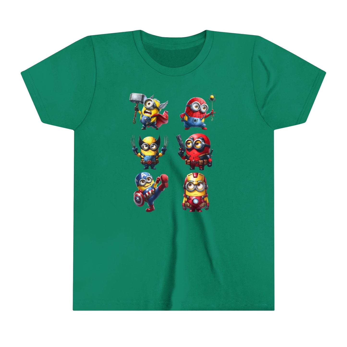 Marvel minions Youth Short Sleeve Tee