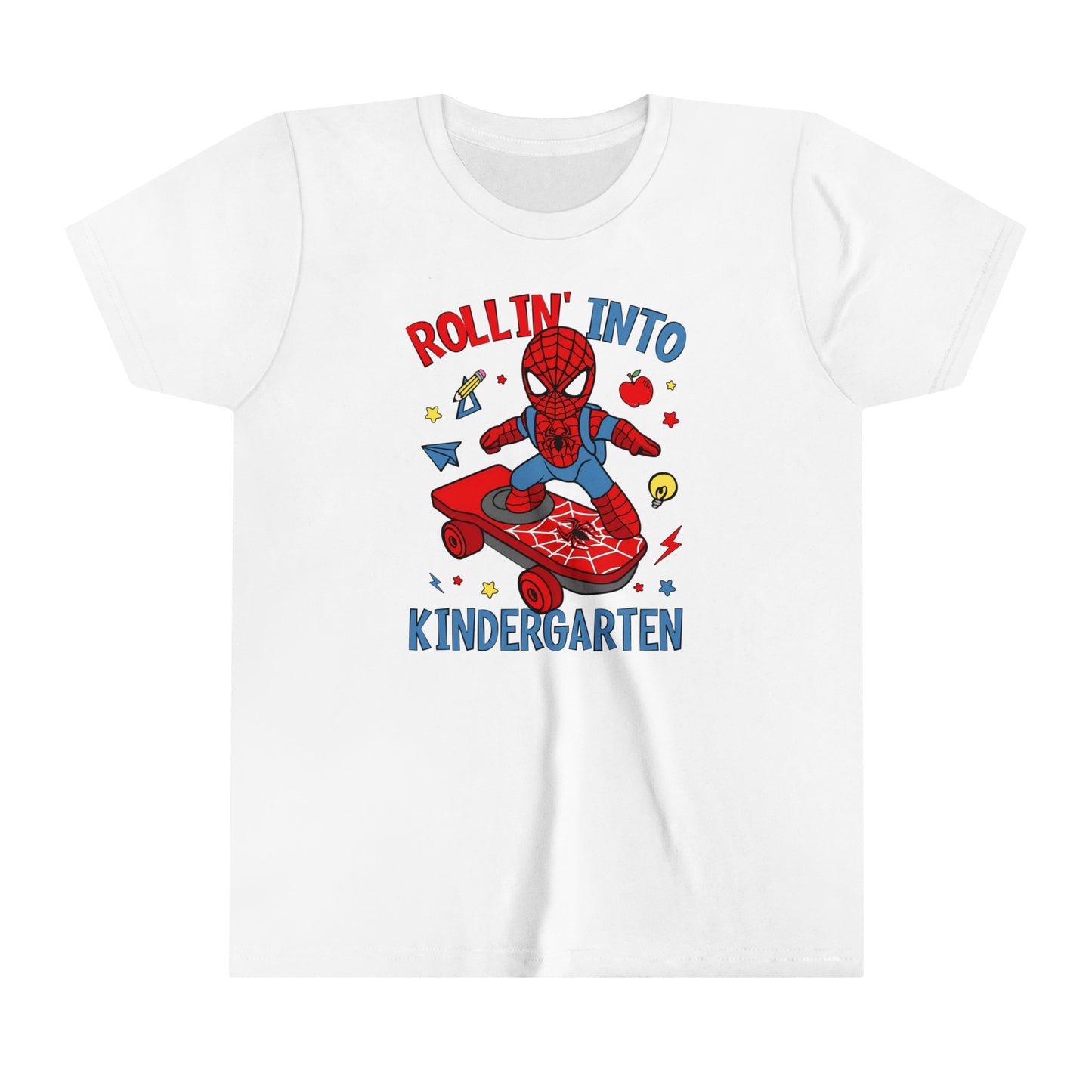 Rollin' Into Kindergarten Youth Short Sleeve Tee