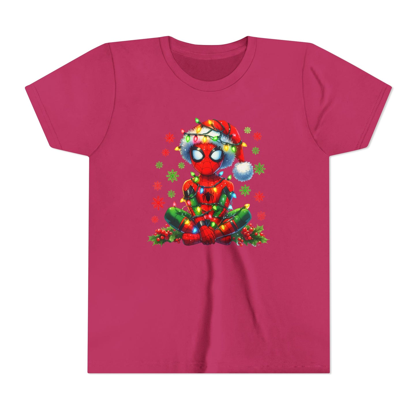 Spidey Christmas Youth Short Sleeve Tee