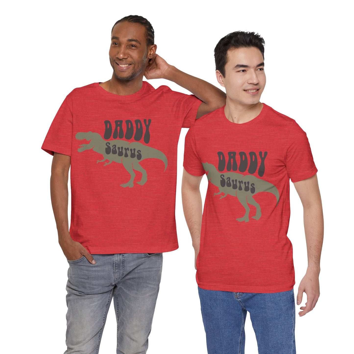 Daddy Saurus Jersey Short Sleeve Tee