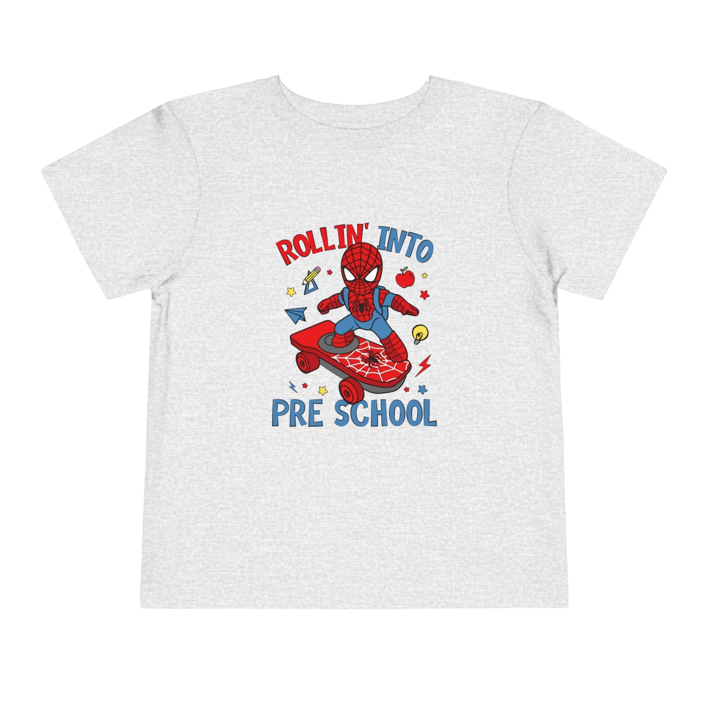 Rollin' Into Preschool Toddler Short Sleeve Tee