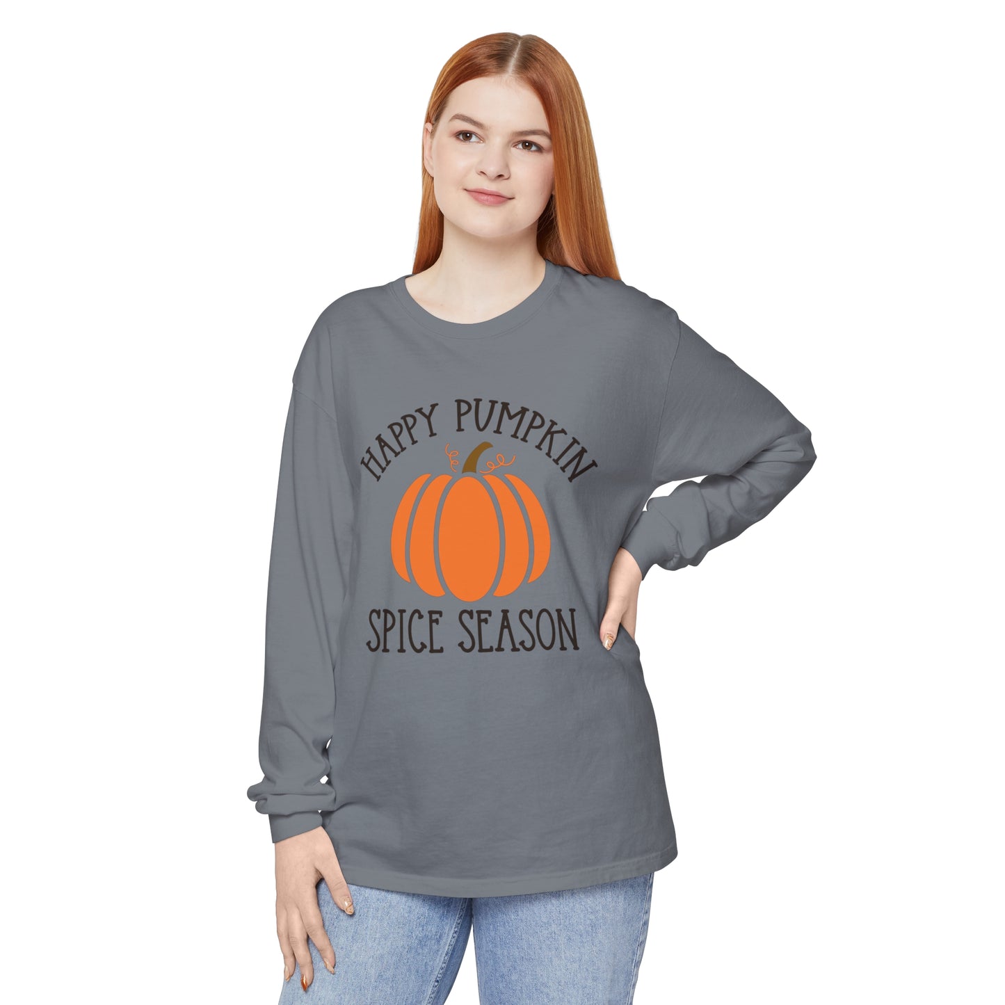 Happy Pumpkin Spice Season Long Sleeve T-Shirt