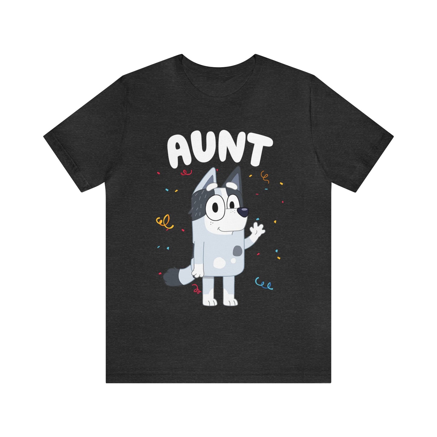 Aunt Bluey Birthday short sleeve Tshirt