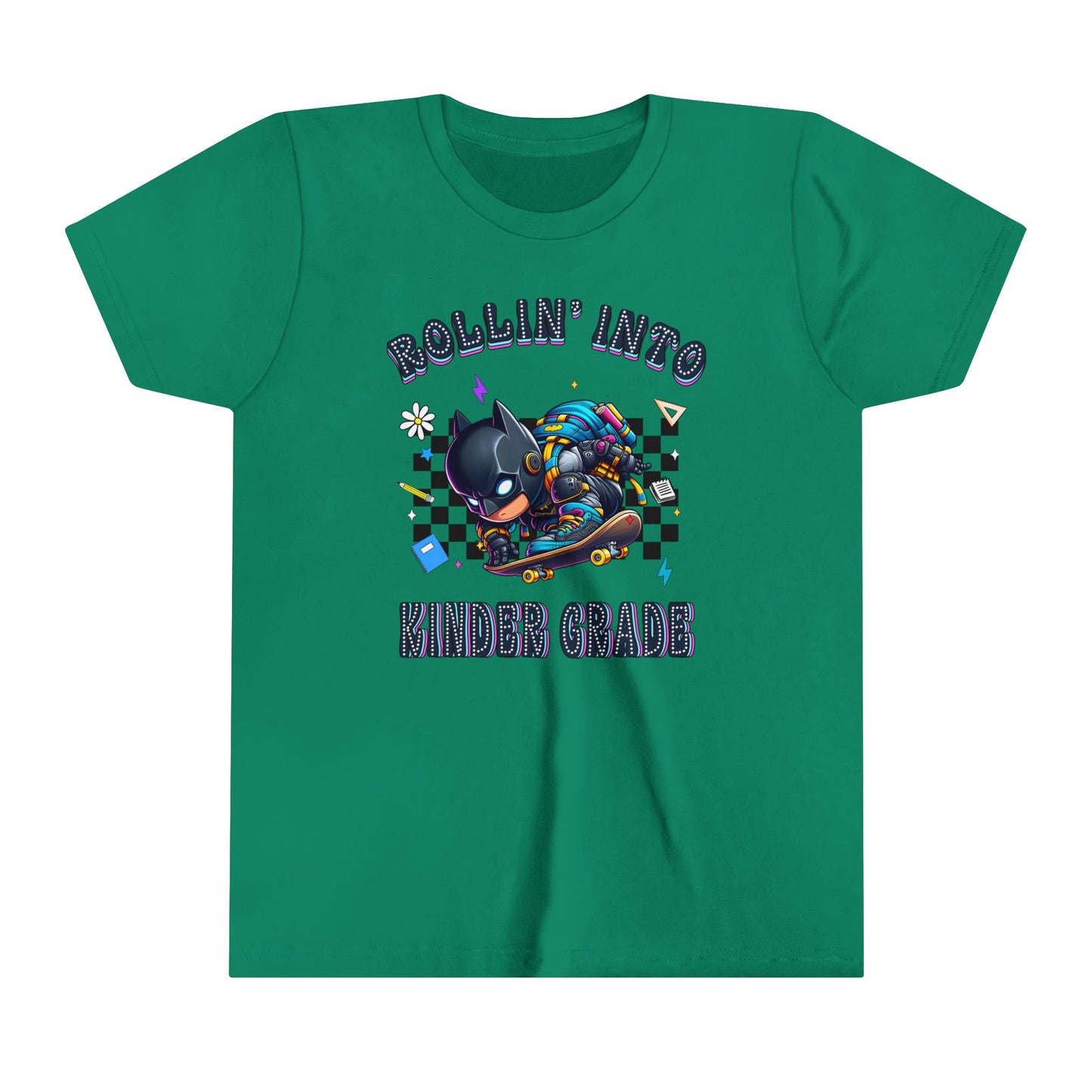 BATMAN - Rollin' Into Kinder Grade Youth Short Sleeve Tee