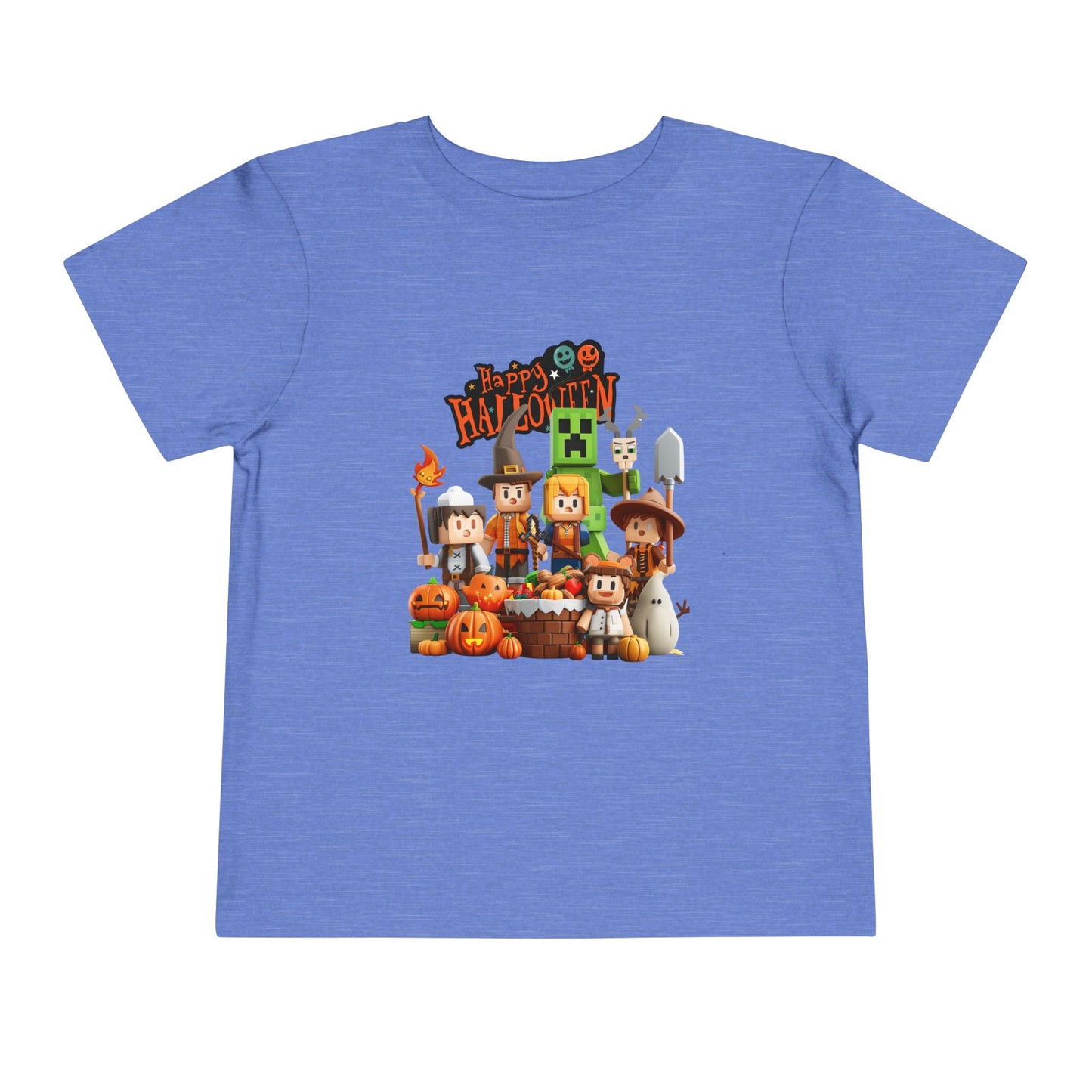 Minecraft Happy Halloween Toddler Short Sleeve Tee