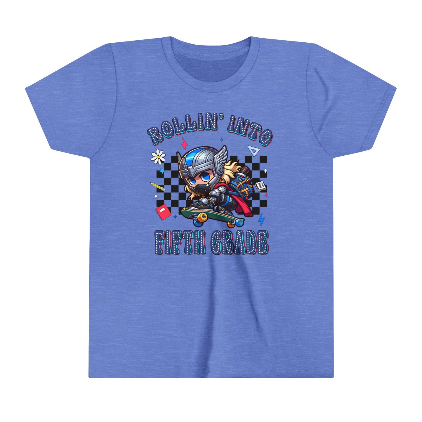THOR - Rollin' Into 5th Grade Youth Short Sleeve Tee