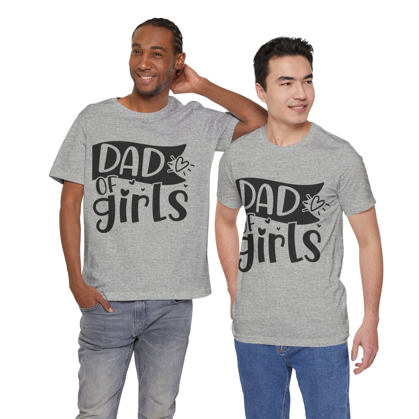 Dad of Girls Jersey Short Sleeve Tee