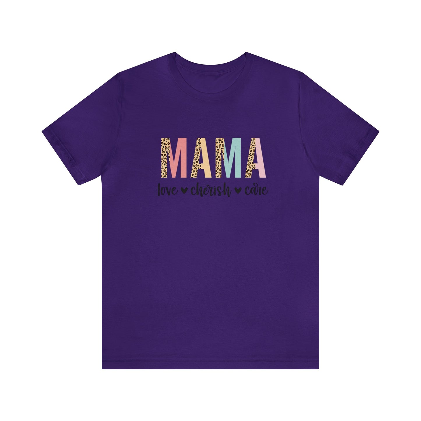 MAMA Leopard print short sleeve tshirt