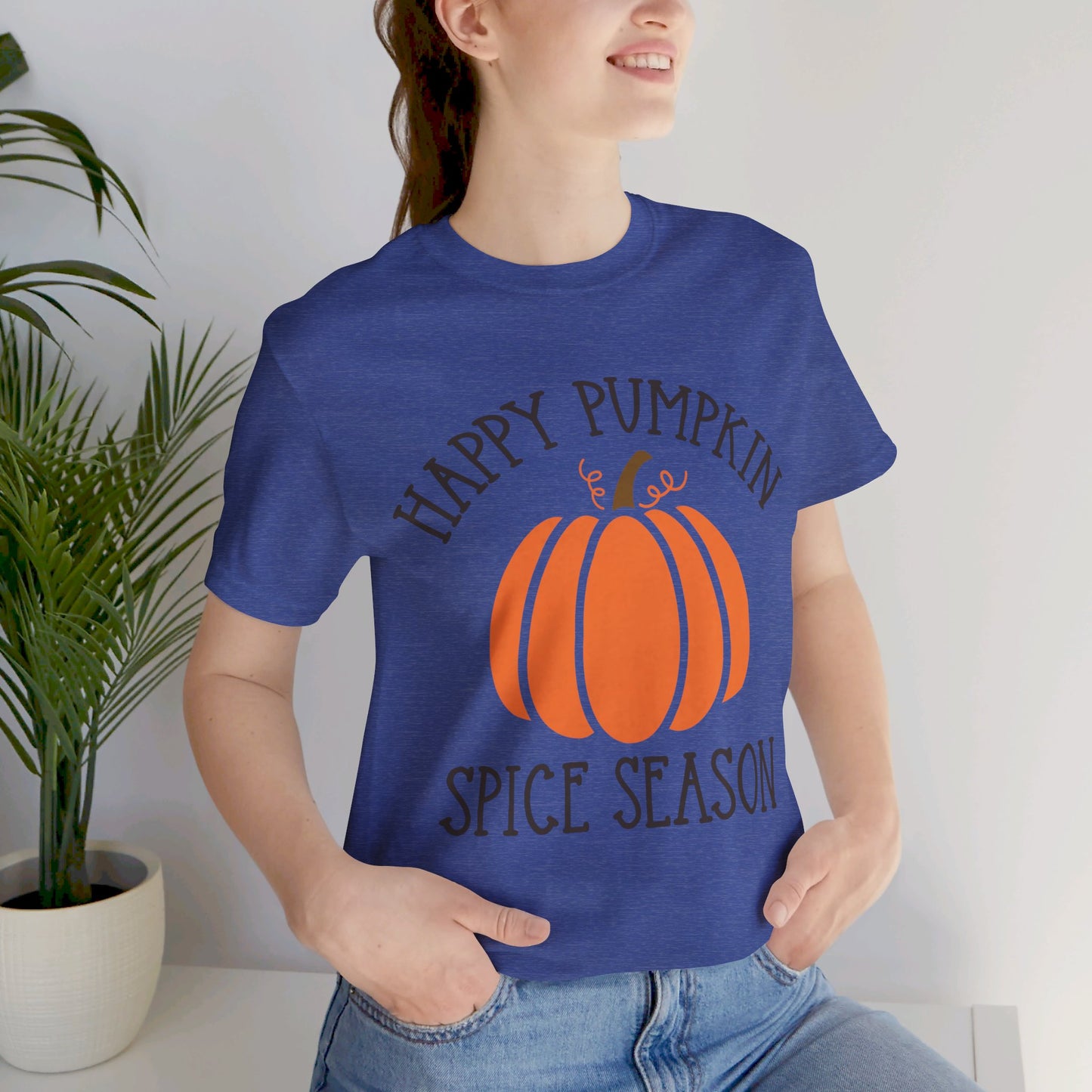 Happy Pumpkin Spice Season Jersey Short Sleeve Tee