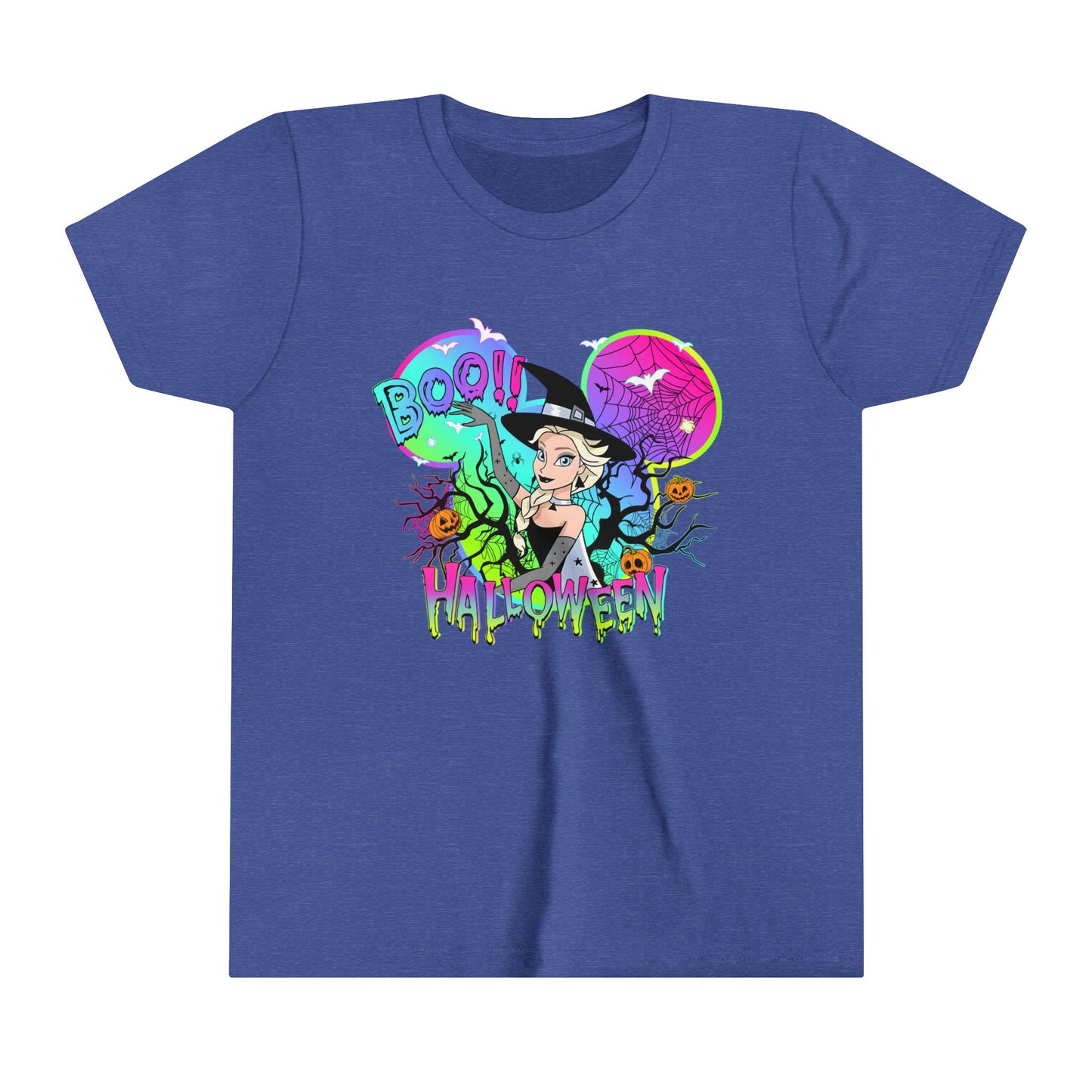 Elsa Boo! Halloween Youth Short Sleeve Tee