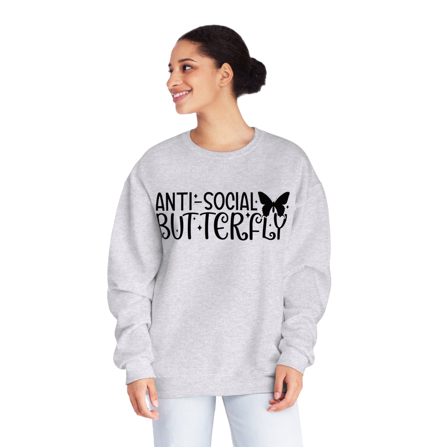 Anti-Social Butterfly Crewneck Sweatshirt