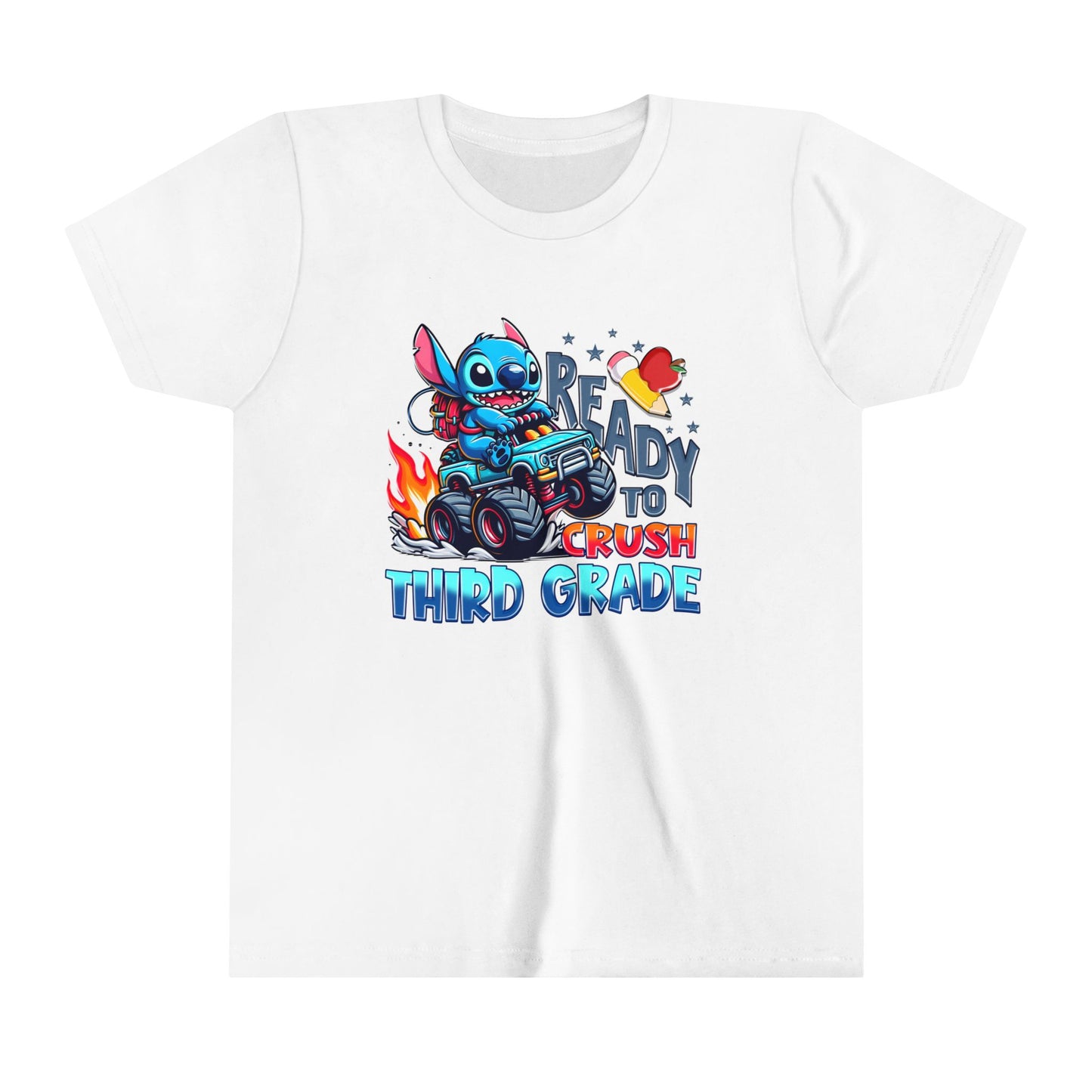 Ready to Crush Third Grade Youth Short Sleeve Tee