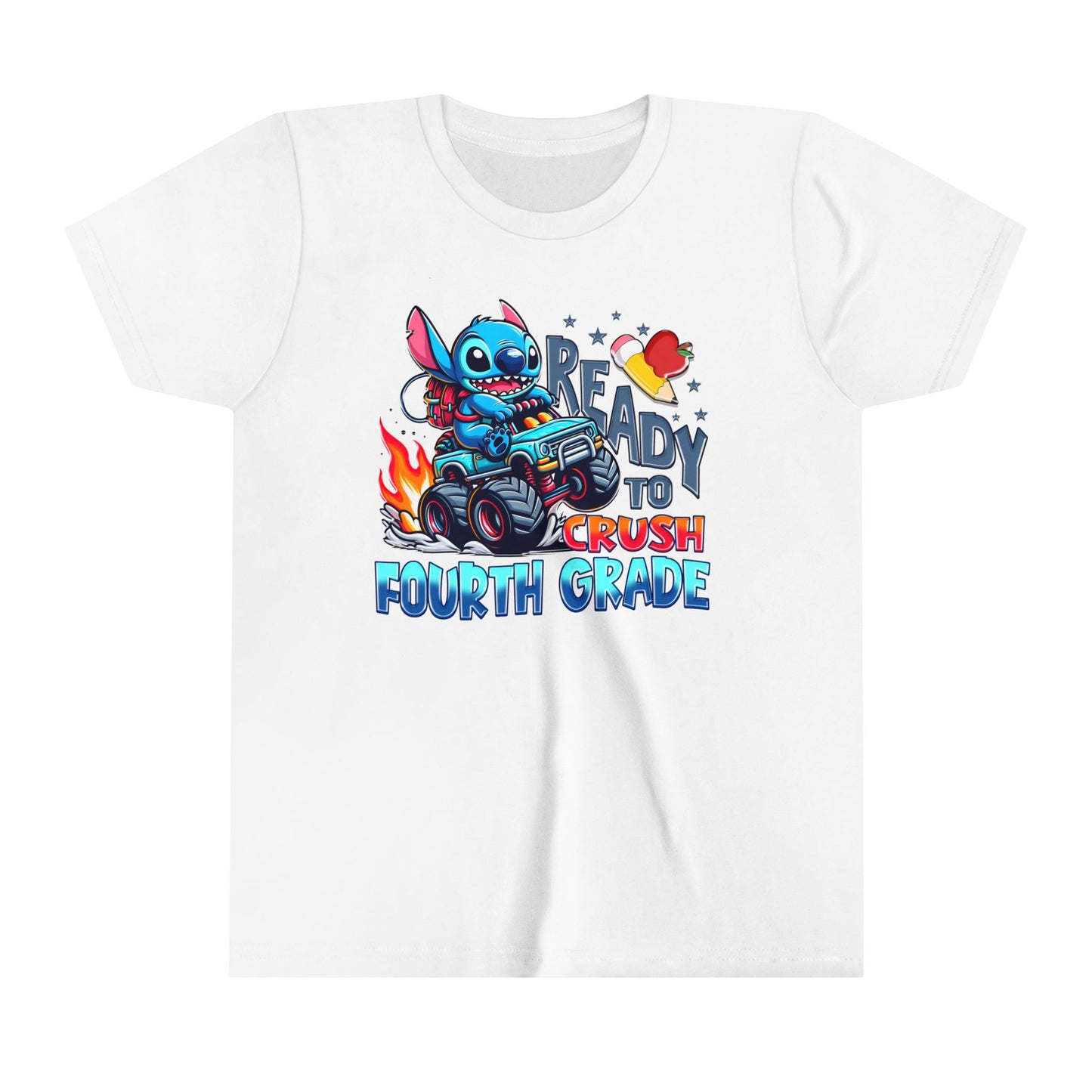 Ready to Crush Fourth Grade Youth Short Sleeve Tee