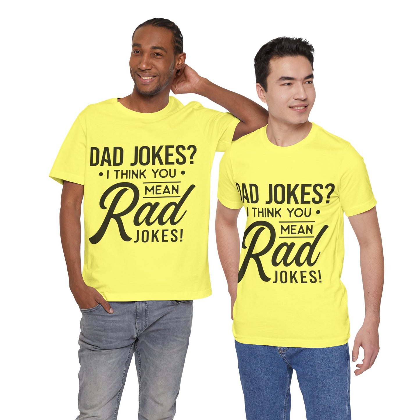 Dad Jokes Jersey Short Sleeve Tee