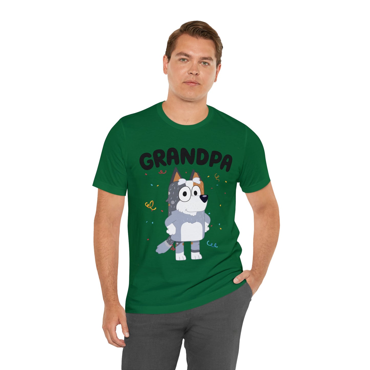 Grandpa Bluey Birthday Short sleeve Tshirt