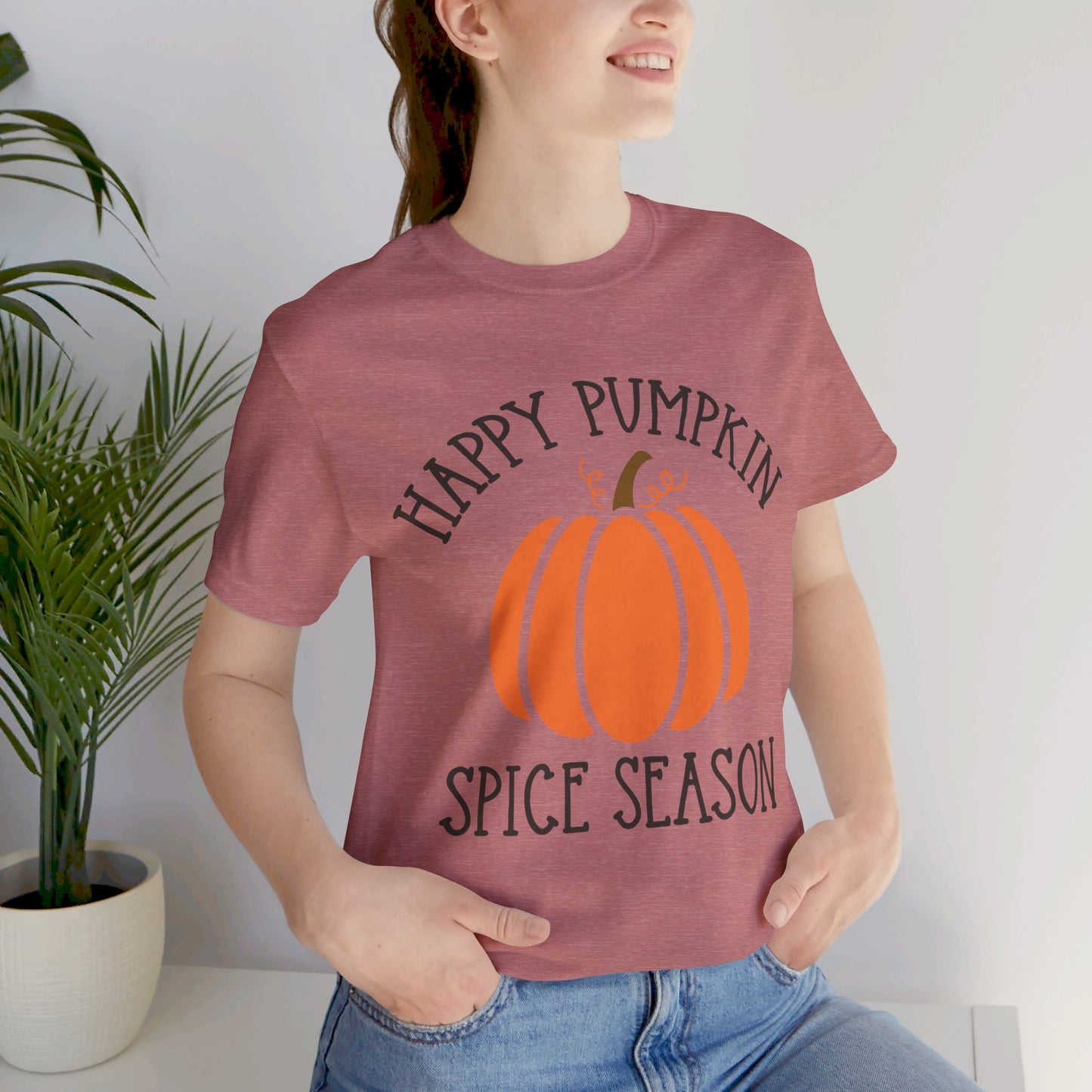 Happy Pumpkin Spice Season Jersey Short Sleeve Tee