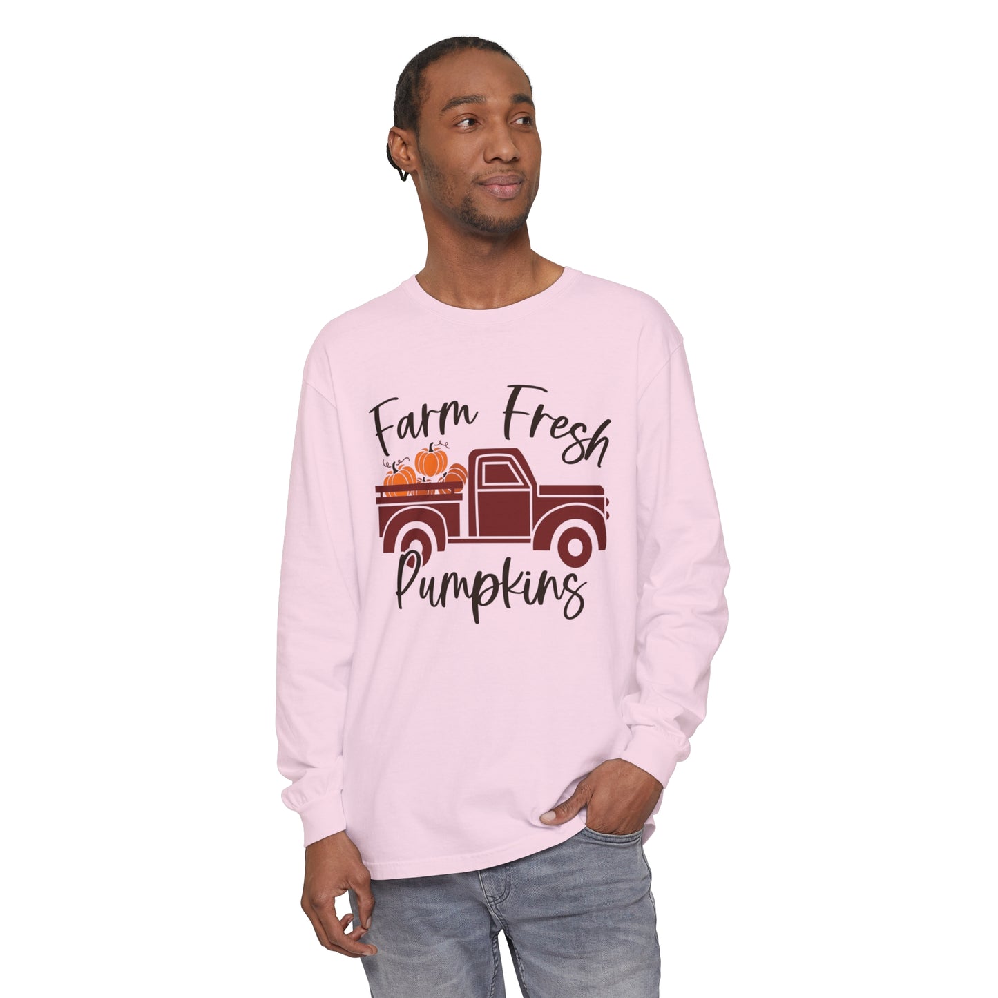 Farm Fresh Pumpkins Long Sleeve T-Shirt