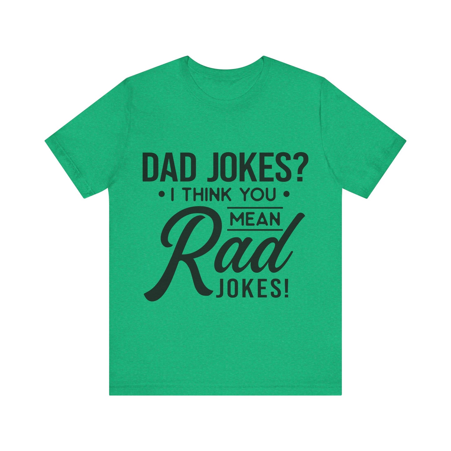 Dad Jokes Jersey Short Sleeve Tee