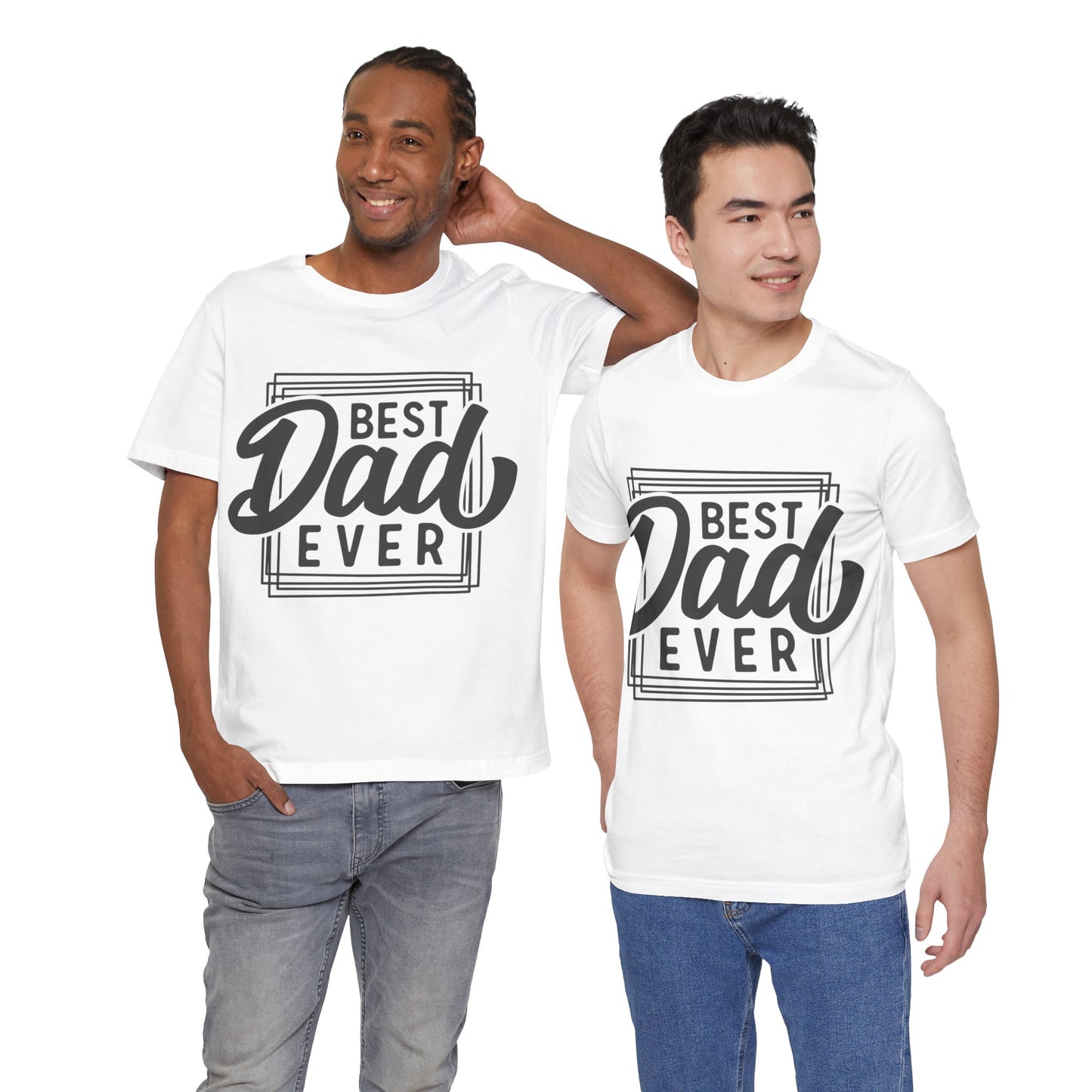 Best Dad Ever Jersey Short Sleeve Tee