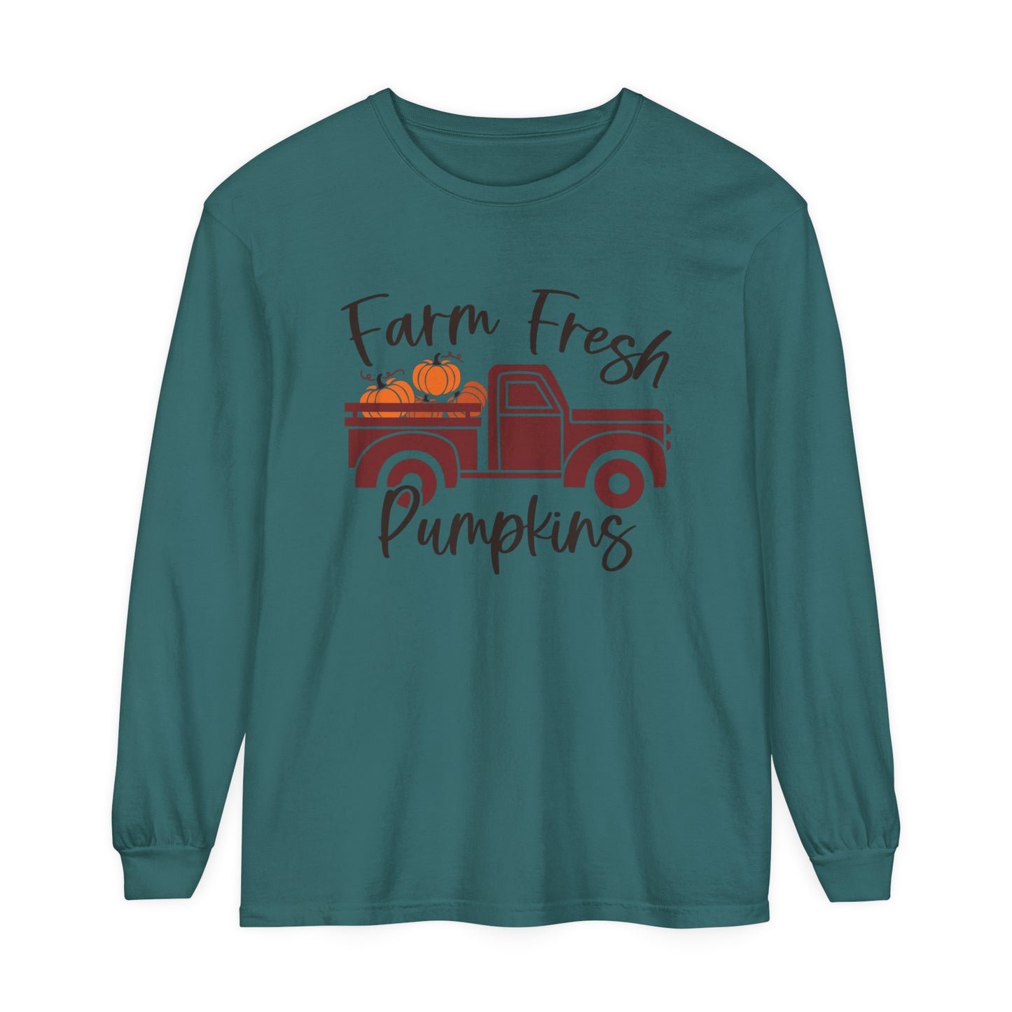 Farm Fresh Pumpkins Long Sleeve T-Shirt