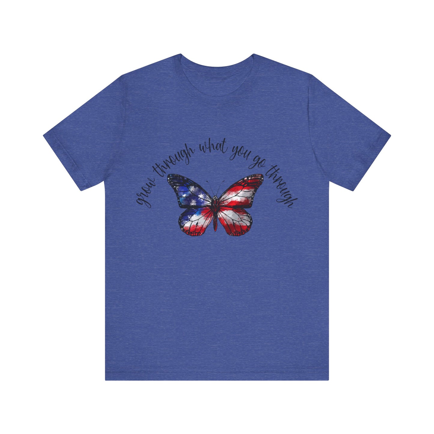 Grow Through What You Go Through Jersey Short Sleeve Tee