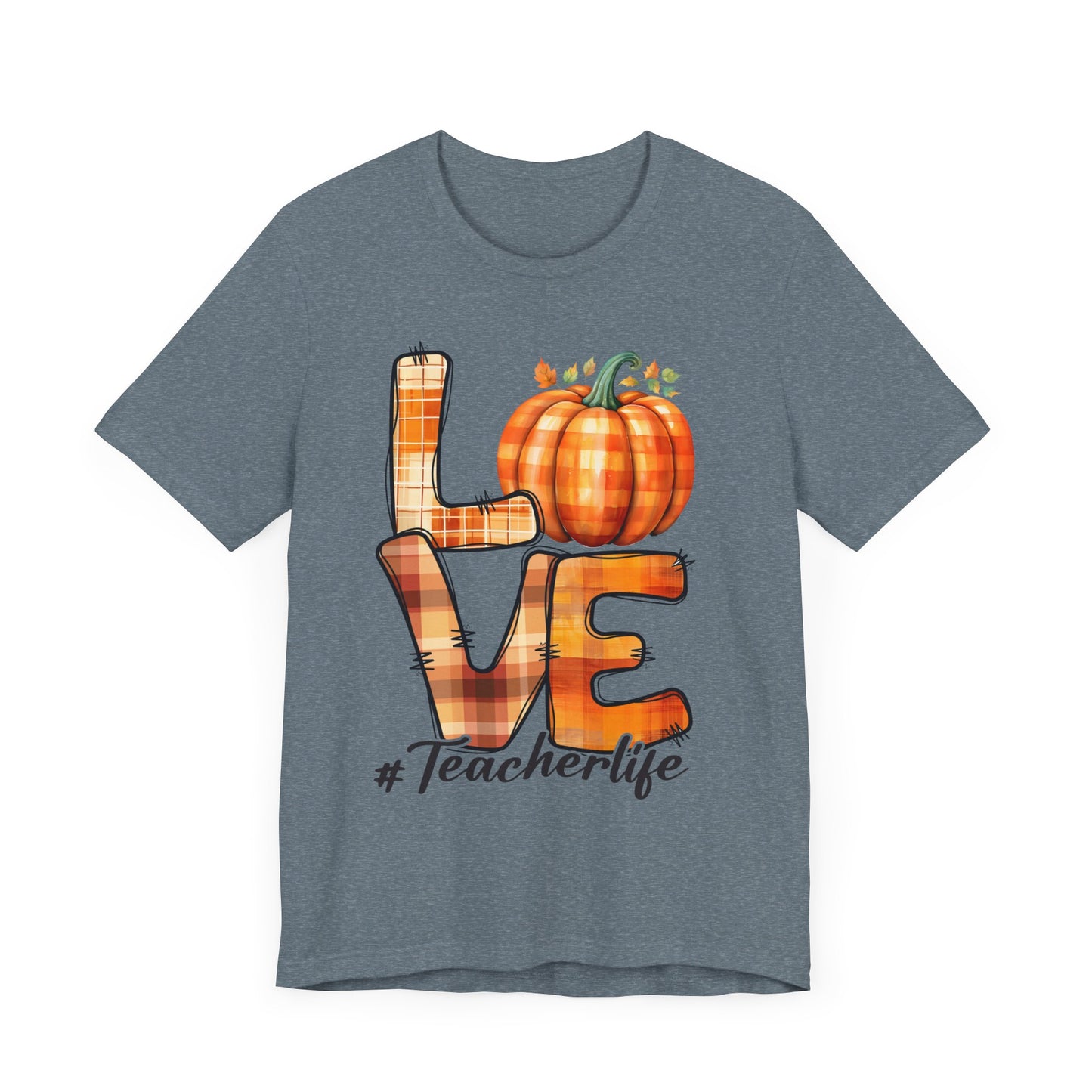 LOVE Teacher Life Jersey Short Sleeve Tee