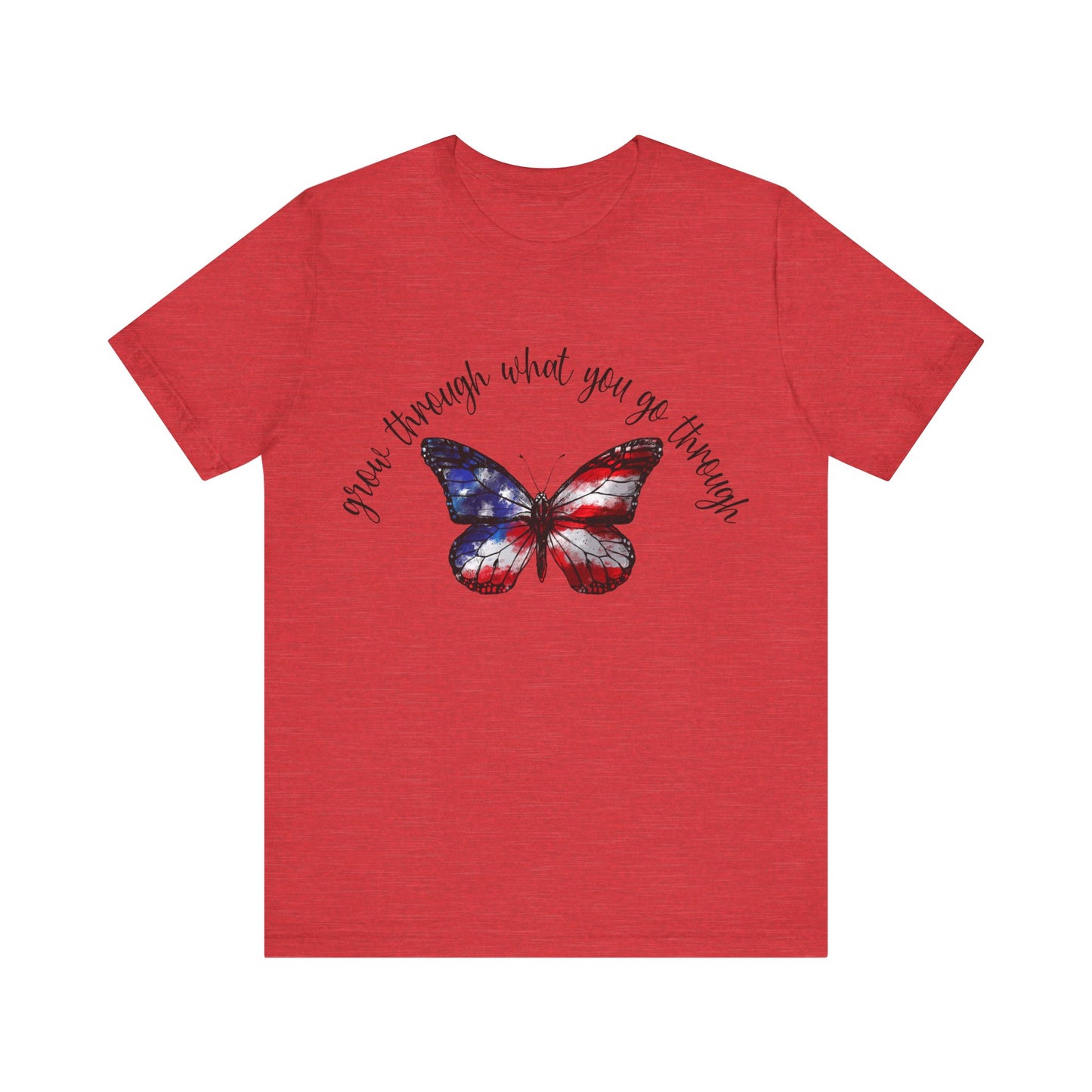 Grow Through What You Go Through Jersey Short Sleeve Tee