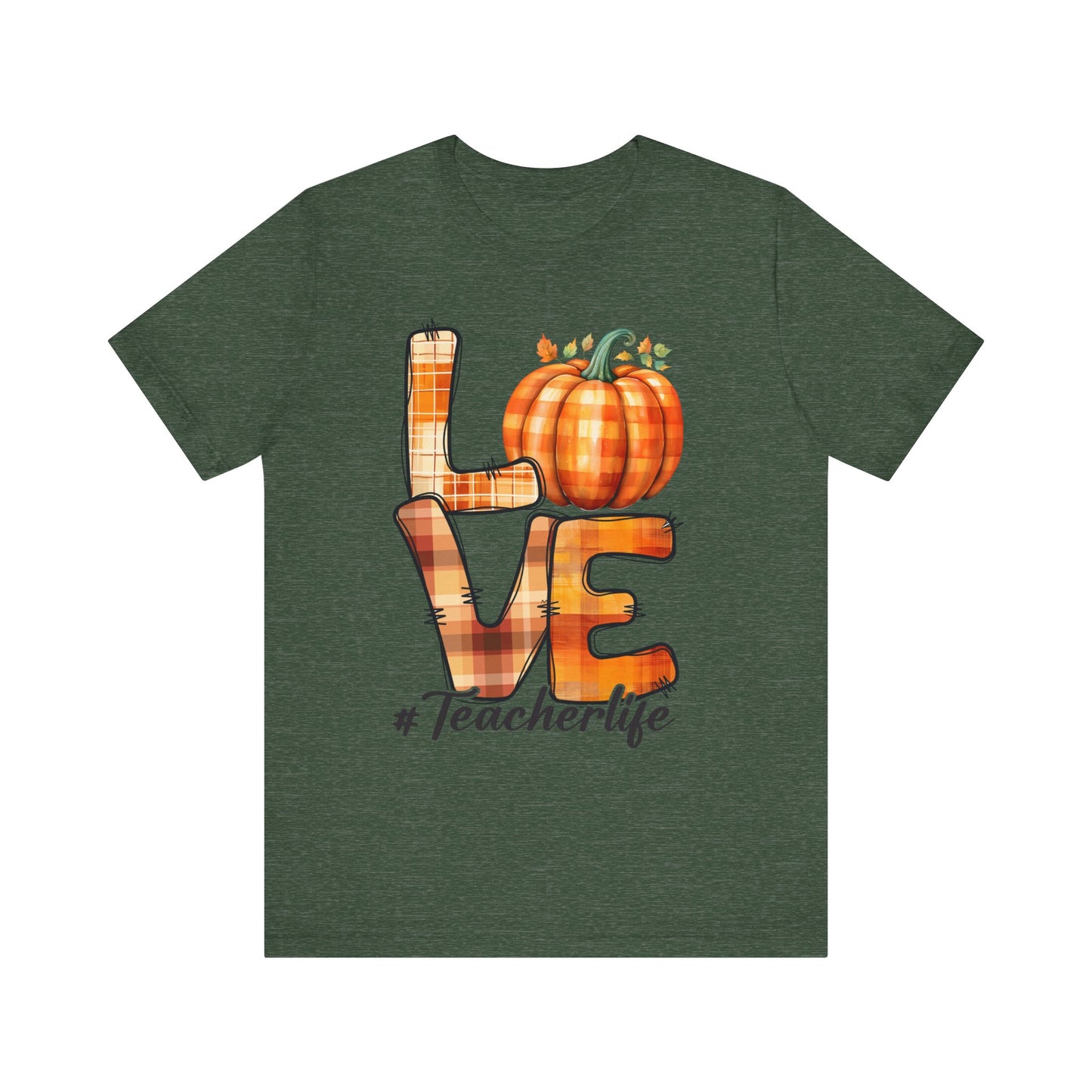 LOVE Teacher Life Jersey Short Sleeve Tee