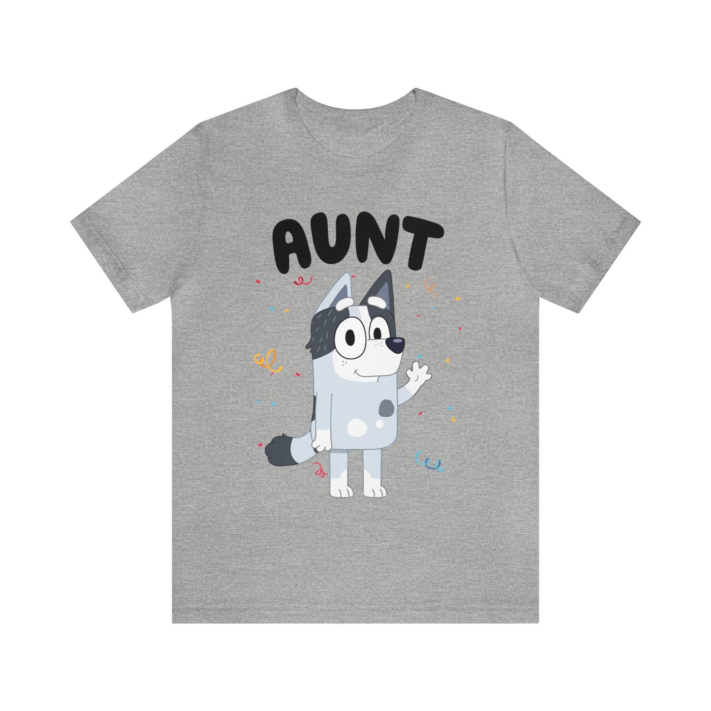 Aunt Bluey Birthday short sleeve Tshirt