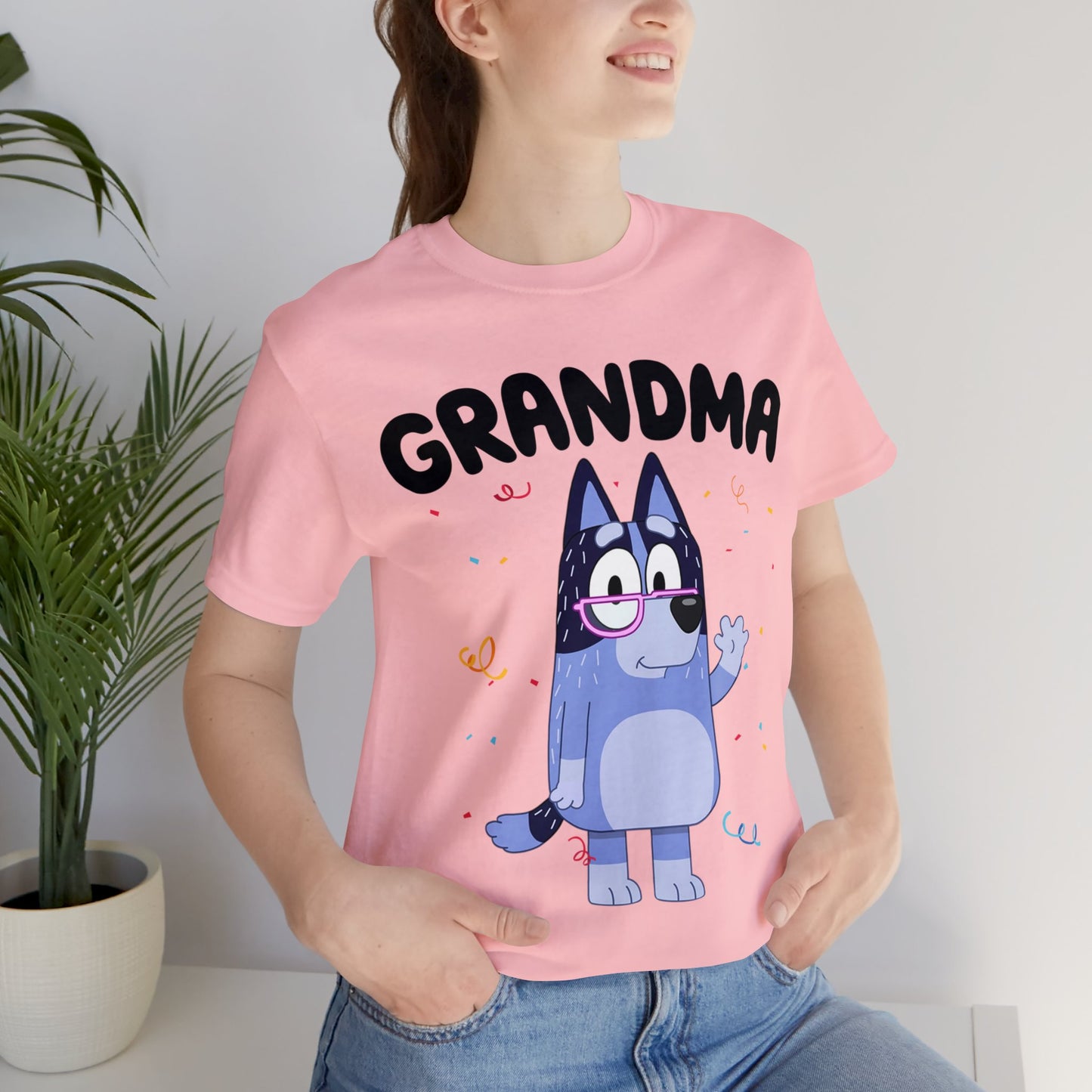 Grandma Bluey Birthday short sleeve Tshirt