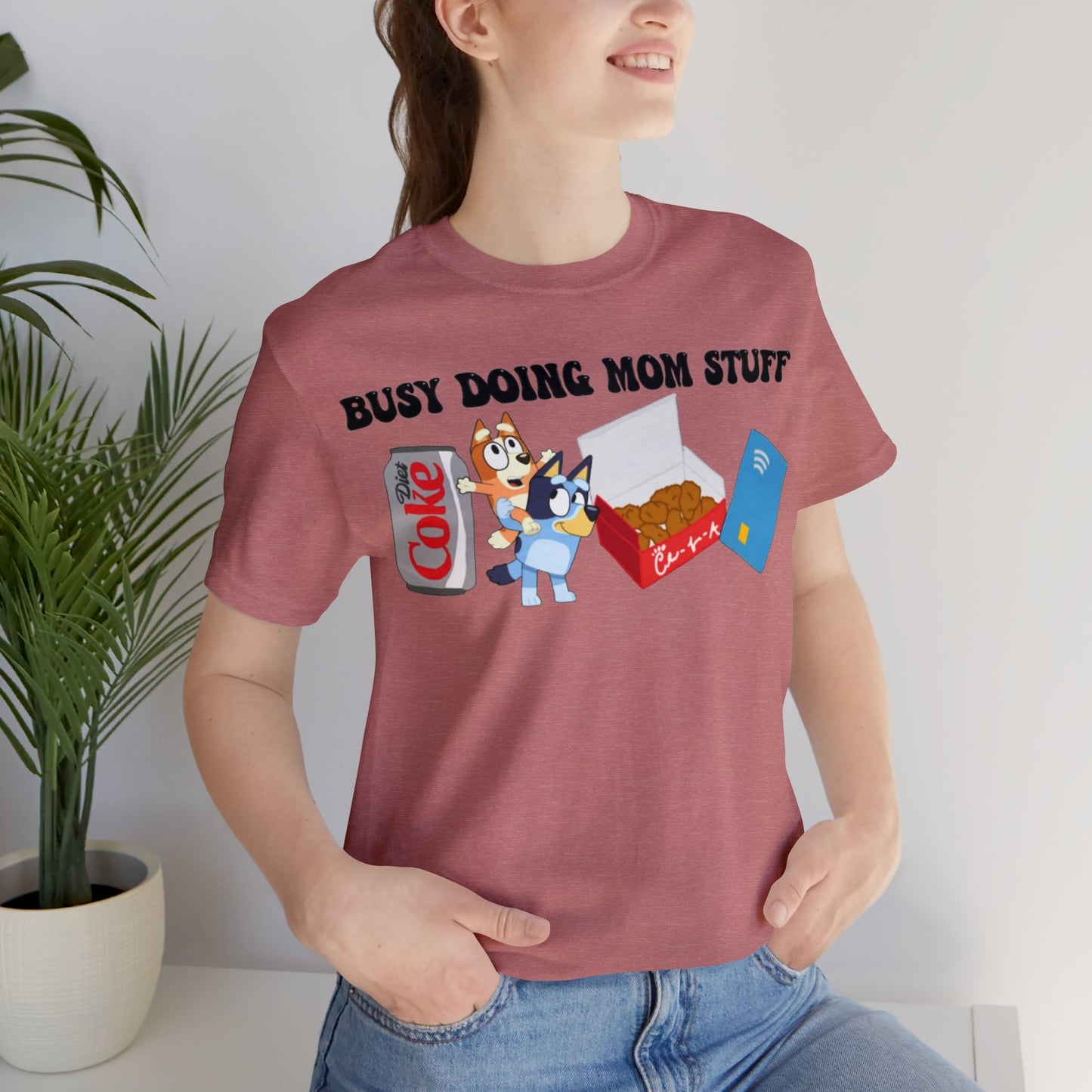 Busy Doing Mom Stuff Short Sleeve Tshirt