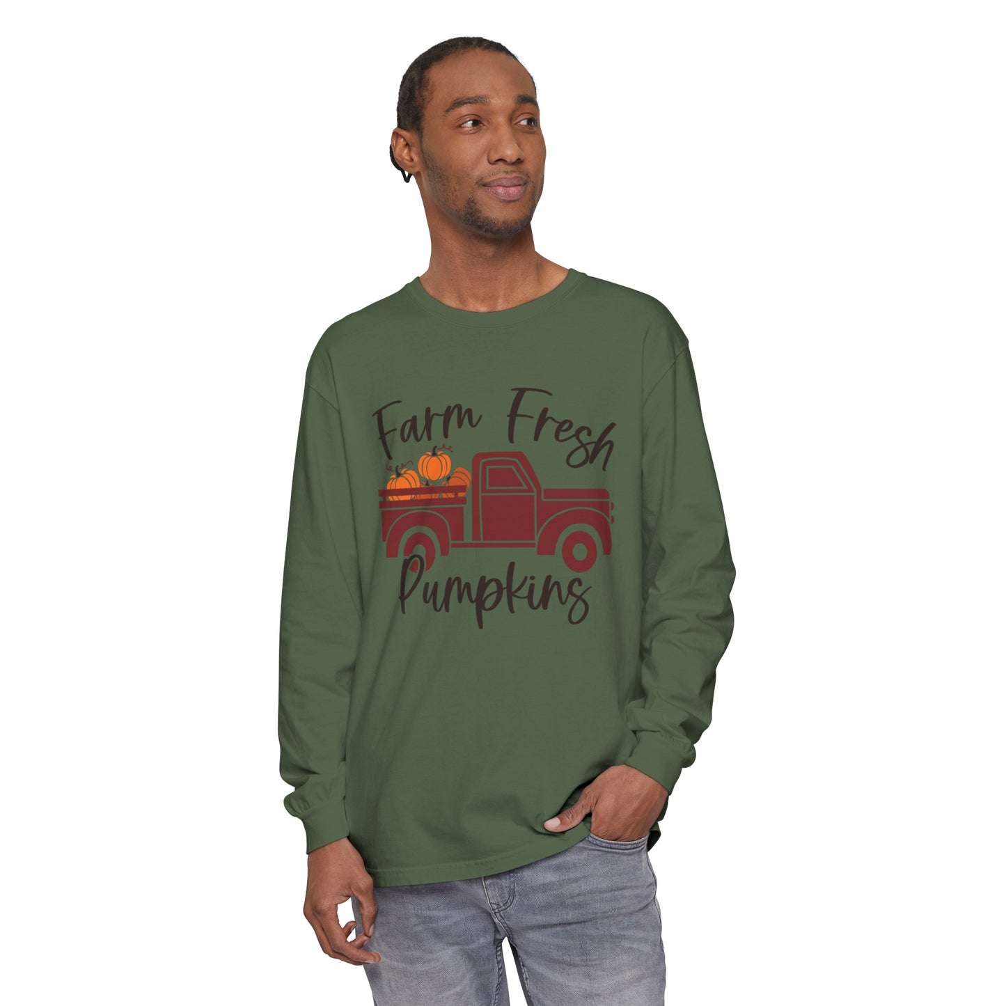 Farm Fresh Pumpkins Long Sleeve T-Shirt