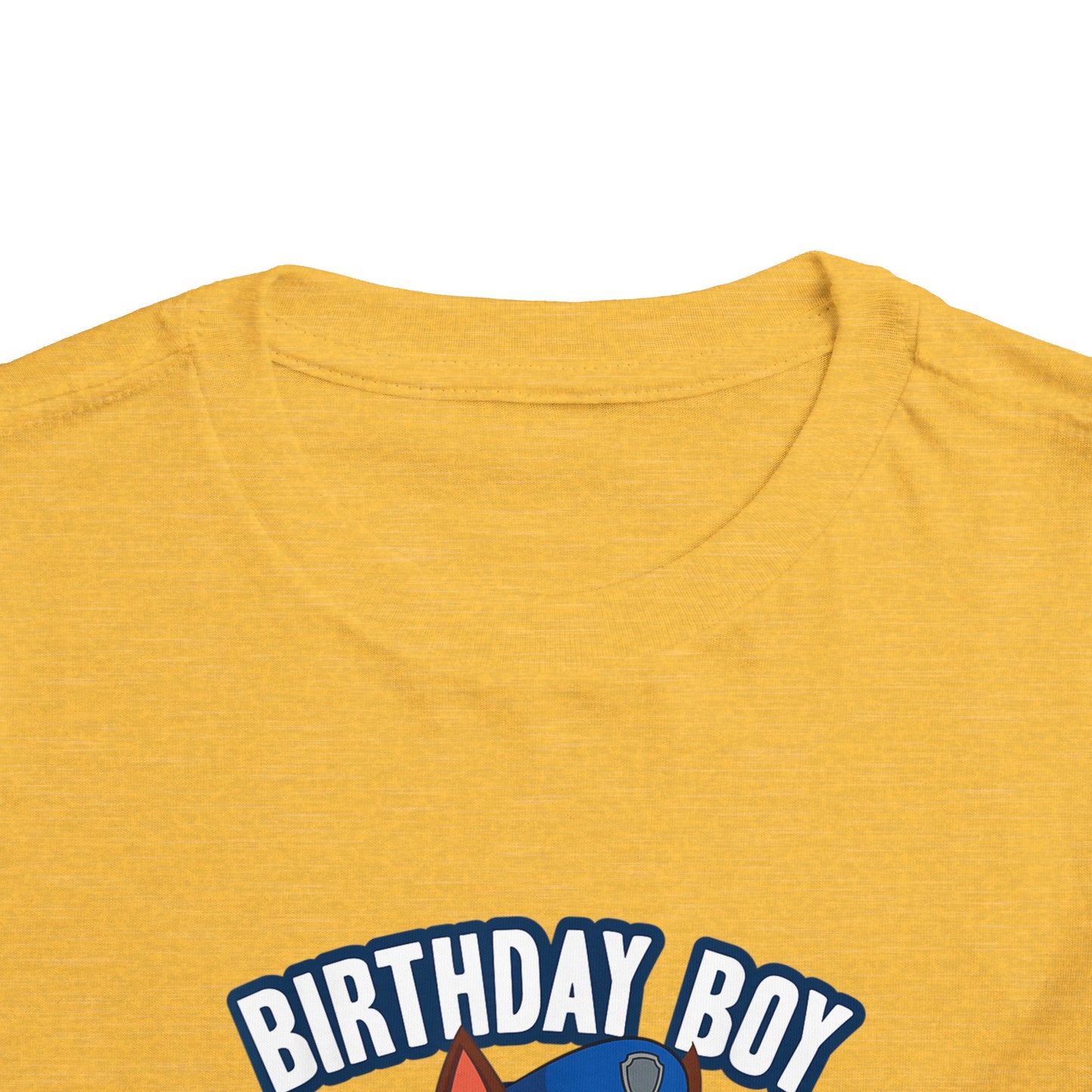 Paw Patrol Chase Birthday Boy Toddler Short Sleeve Tee
