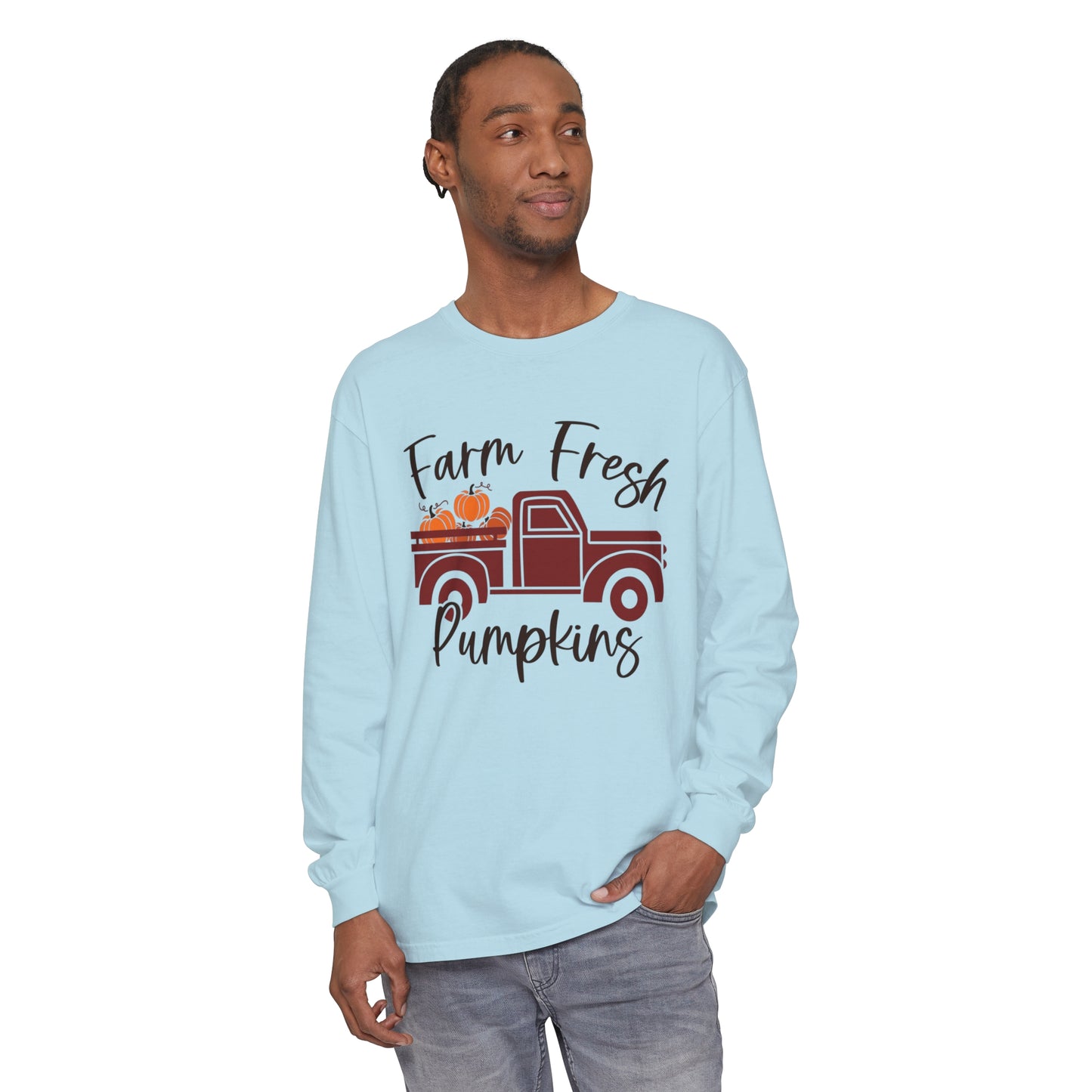 Farm Fresh Pumpkins Long Sleeve T-Shirt