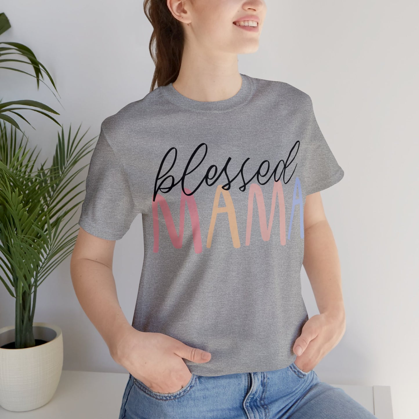 Blessed Mama short sleeve tshirt