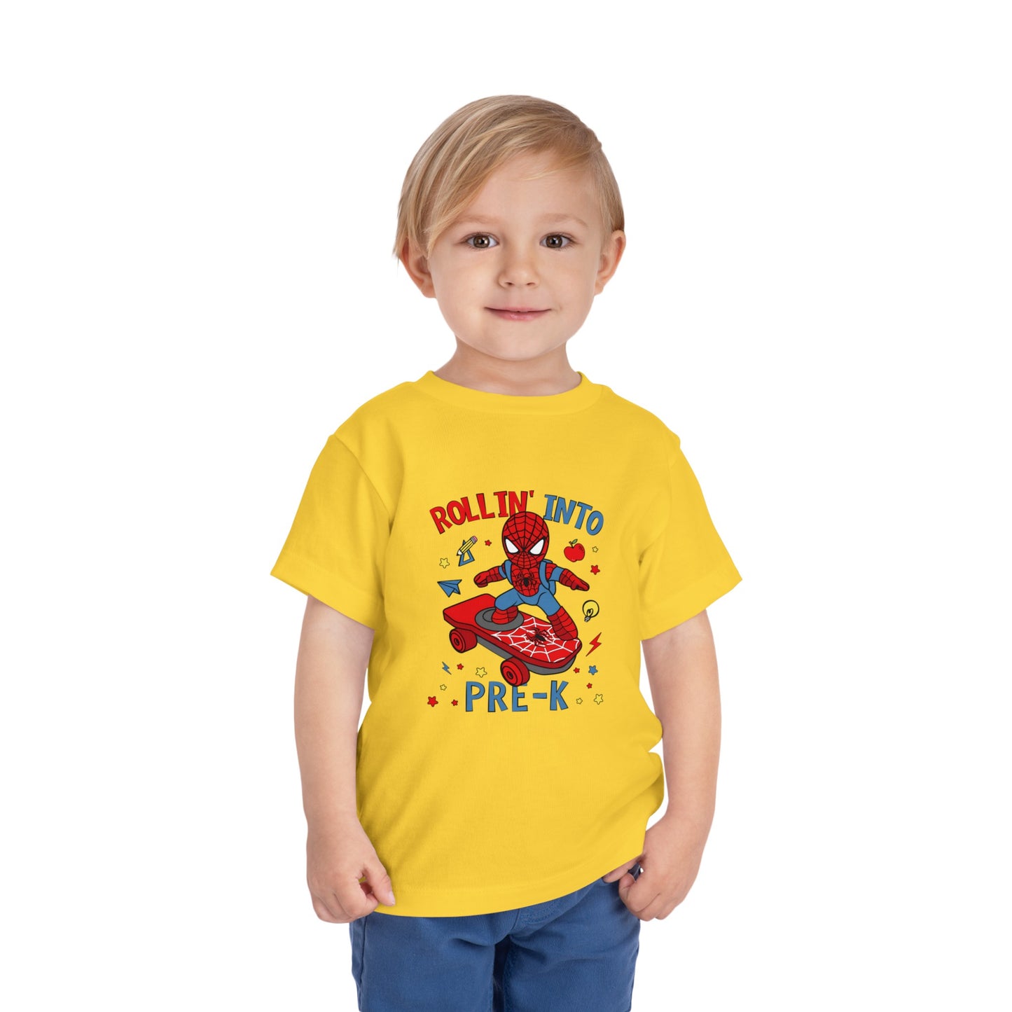 Rollin' Into Pre-K Toddler Short Sleeve Tee