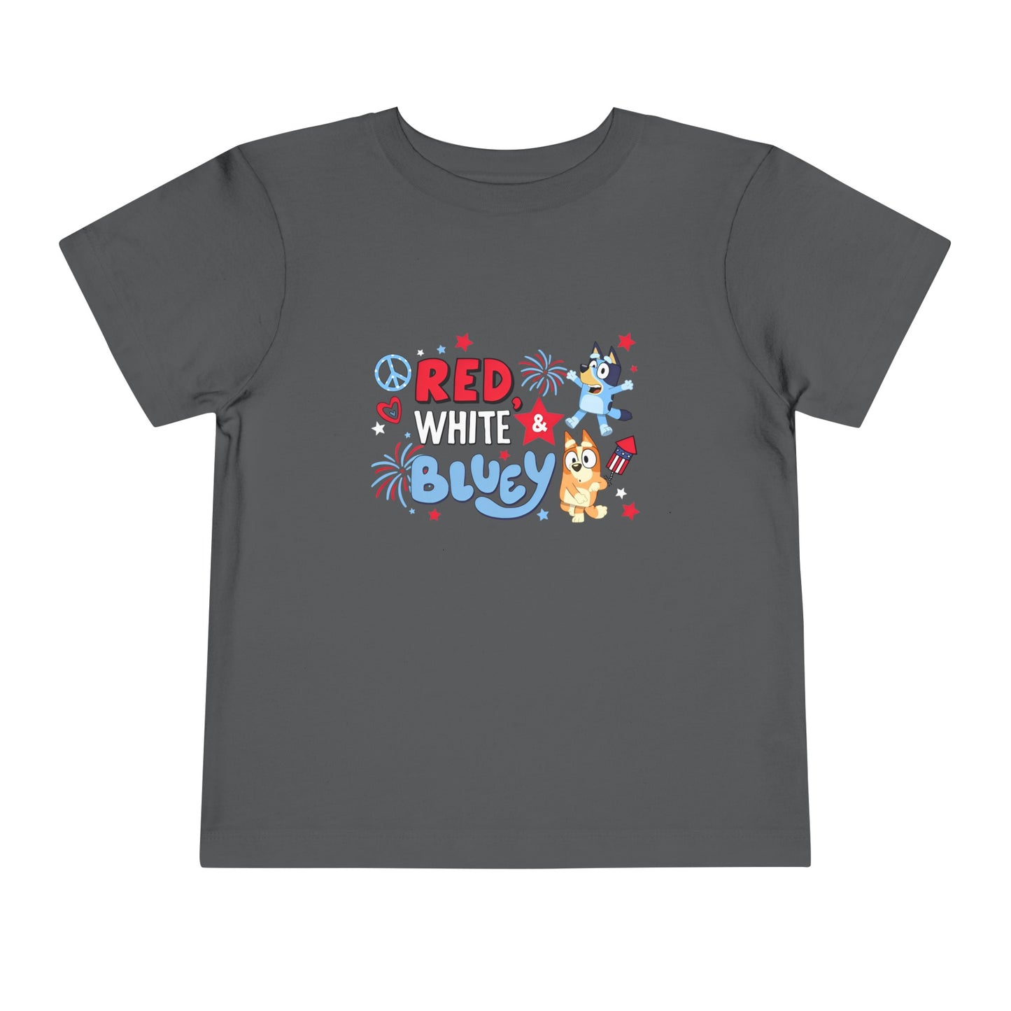 Red, White & Bluey Toddler Short Sleeve Tee