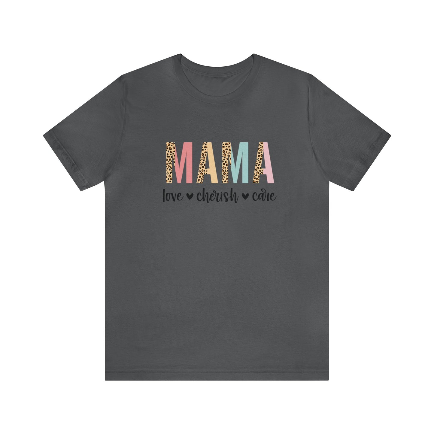 MAMA Leopard print short sleeve tshirt