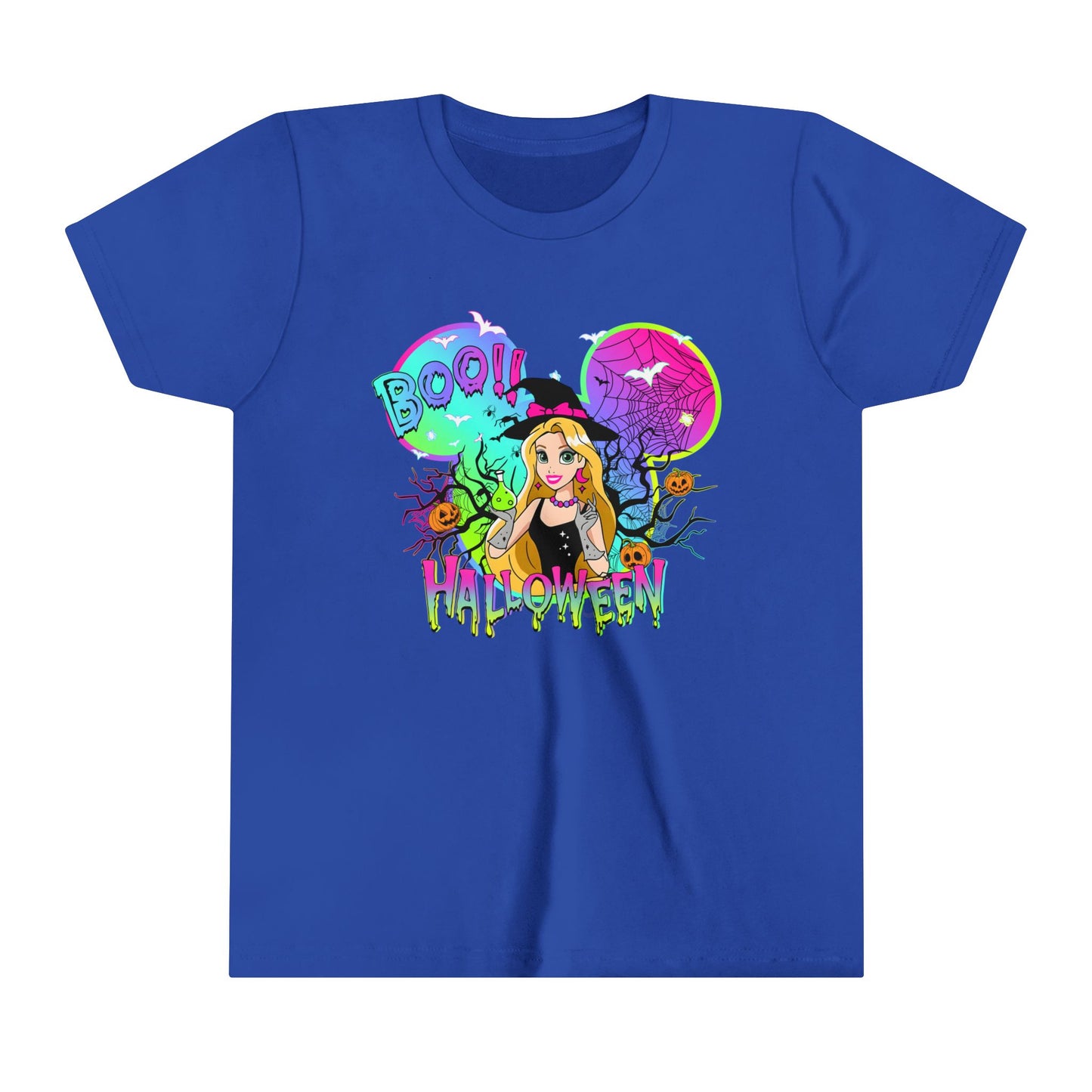 Rapunzel Boo! Halloween Youth Short Sleeve Tee