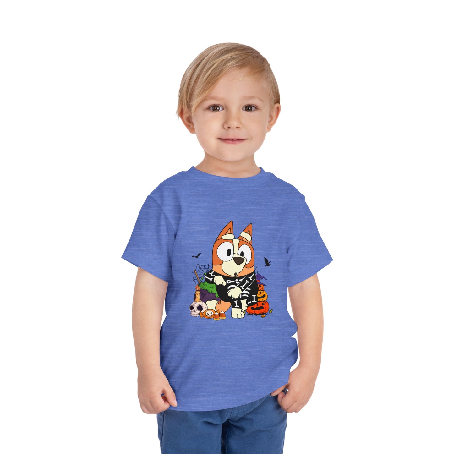 Bingo Halloween Toddler Short Sleeve Tee