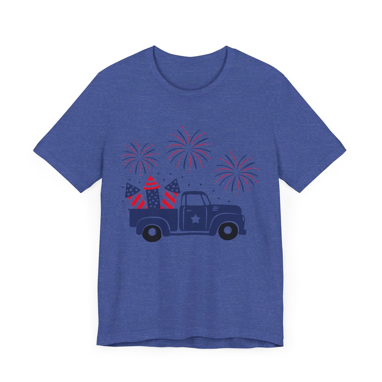 Truck & Fireworks Jersey Short Sleeve Tee