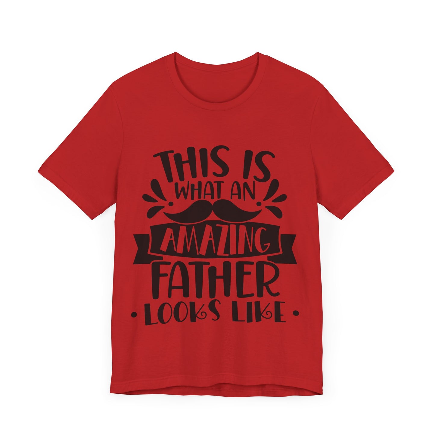 This is What an Amazing Father Looks Like Jersey Short Sleeve Tee