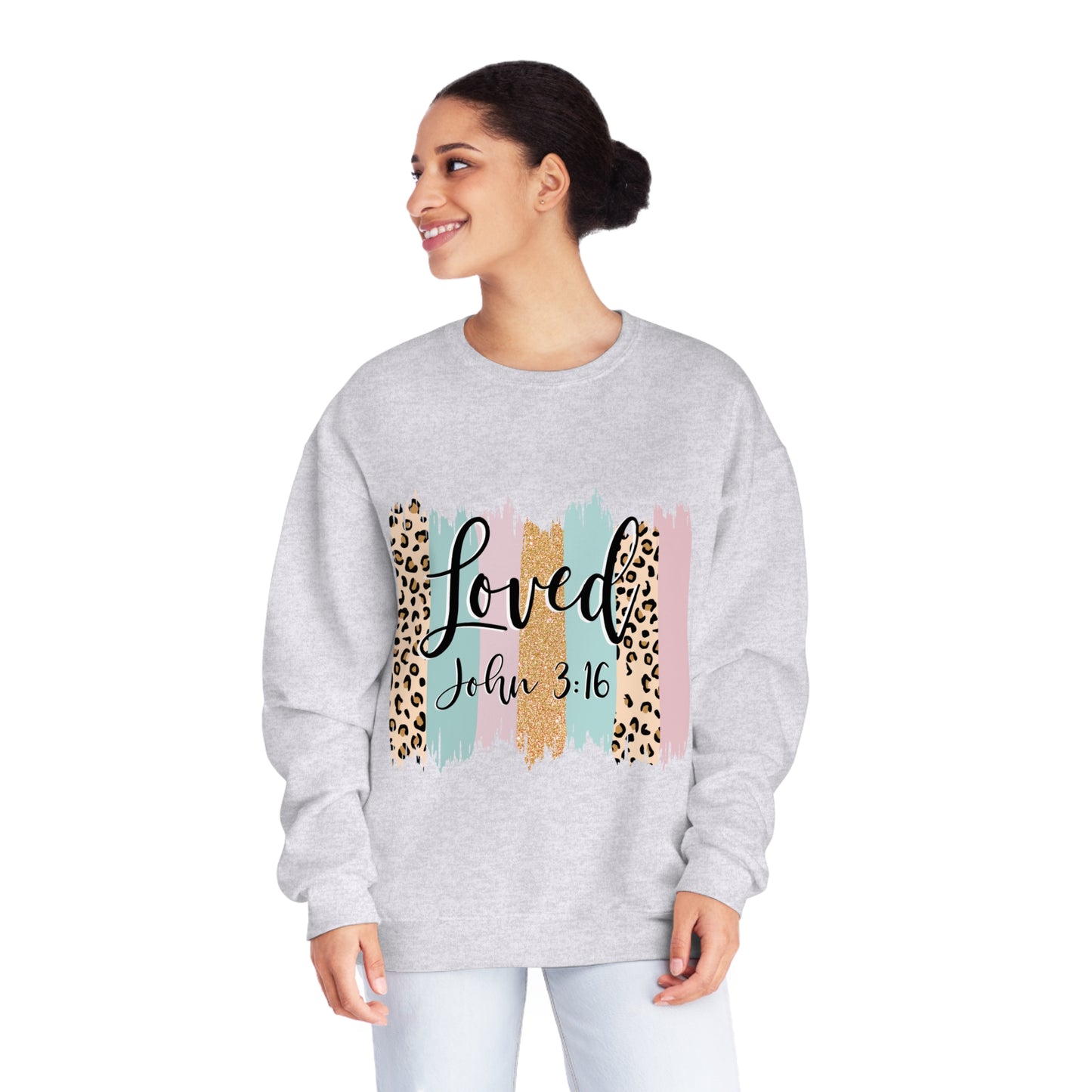 Loved John 3:16 Crewneck Sweatshirt