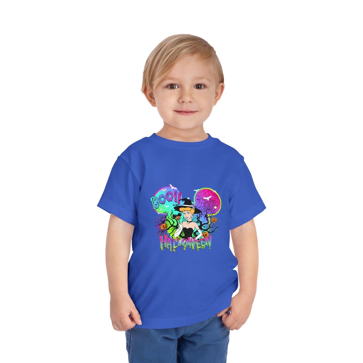 Cinderella Boo! Halloween Toddler Short Sleeve Tee
