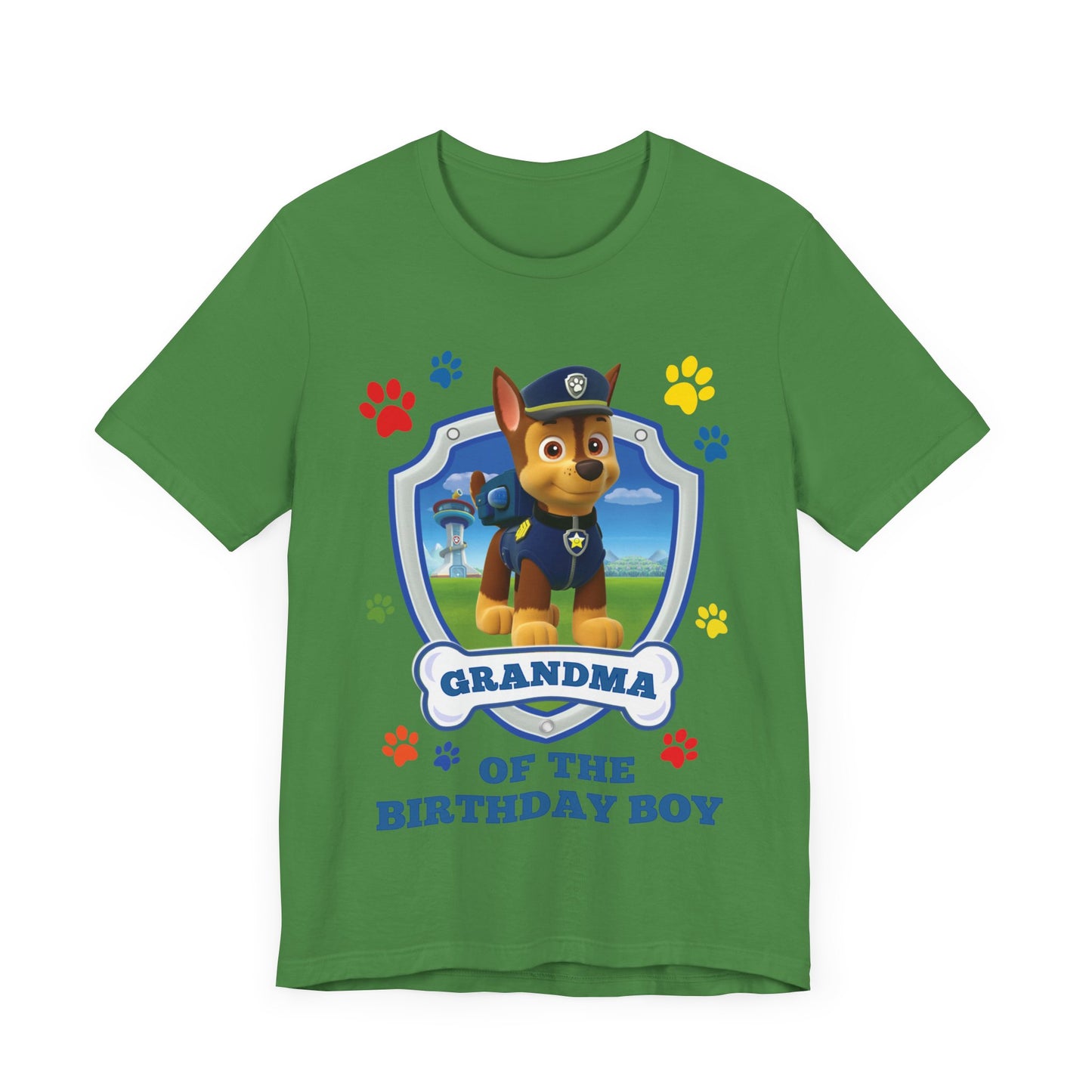 Grandma of the Birthday Boy Jersey Short Sleeve Tee