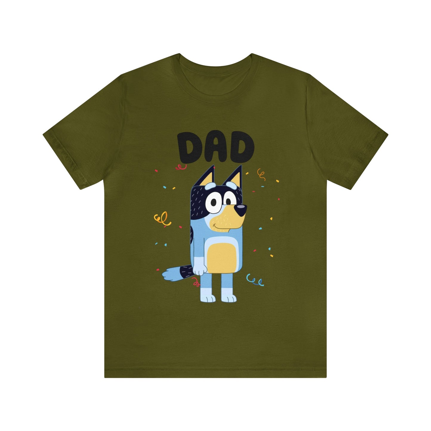 Dad Bluey Birthday Short sleeve Tshirt