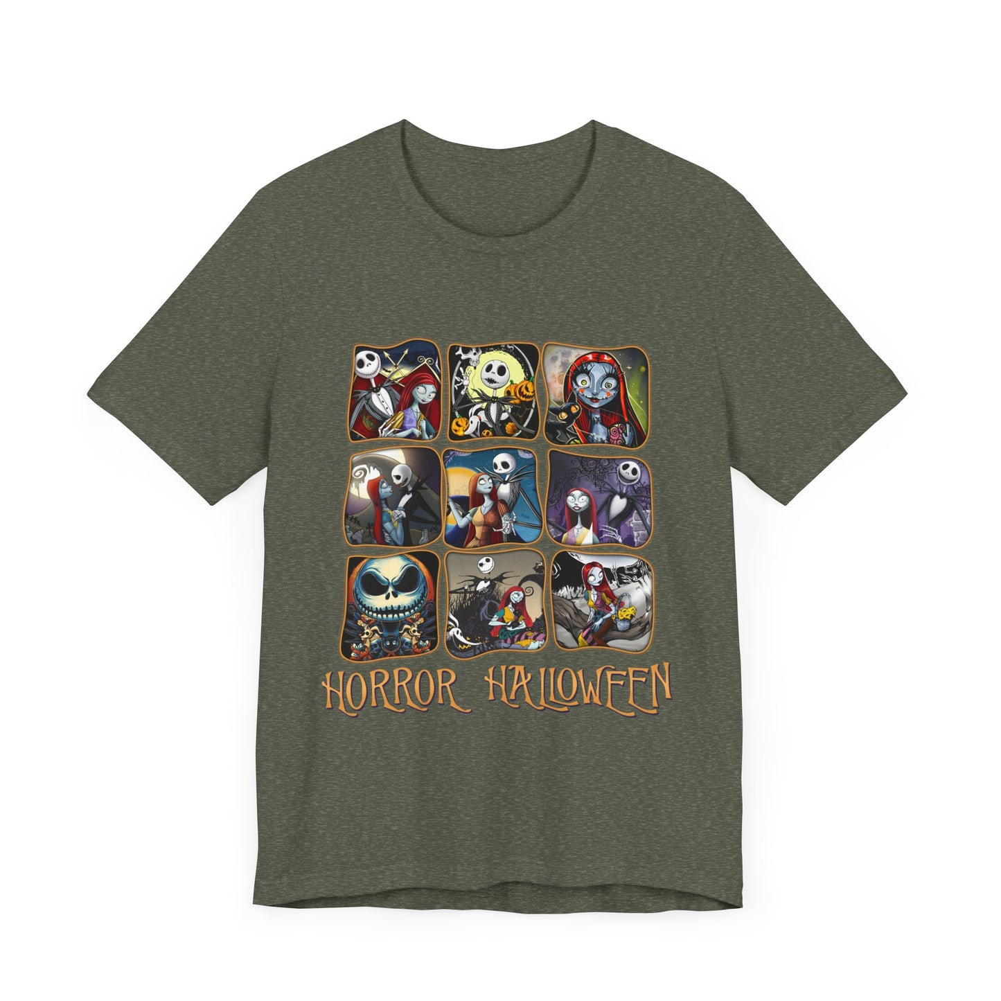 Horror Halloween Jersey Short Sleeve Tee