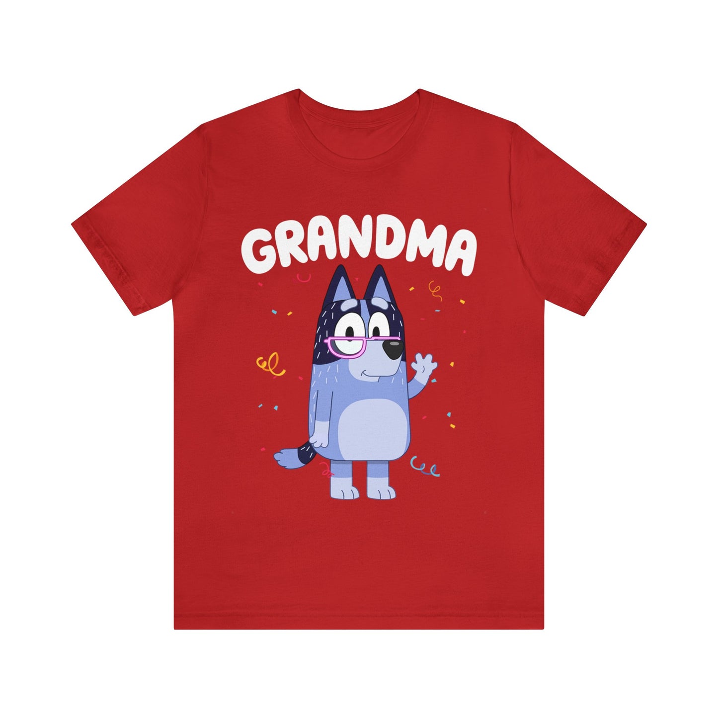Grandma Bluey Birthday short sleeve Tshirt