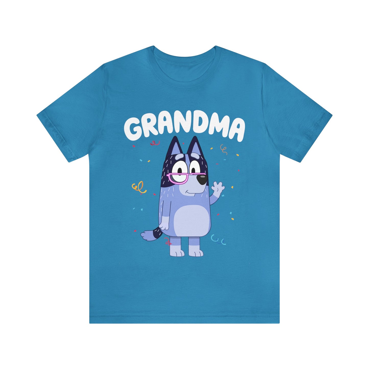 Grandma Bluey Birthday short sleeve Tshirt