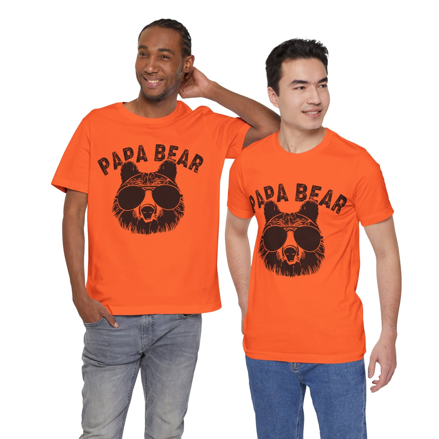 Papa Bear Jersey Short Sleeve Tee